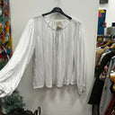 Prototype - haut blouse Séraphine blanche A51
