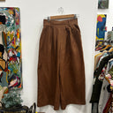 Prototype - pantalon marron toile de lin  A55