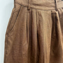 Prototype - pantalon marron toile de lin  A55