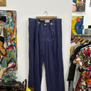 Prototype - pantalon bleu / violet  boutons A59