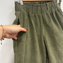 Prototype - short vert velours côtelé A60
