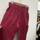 Prototype - pantalon Marcus fluide double gaze de coton framboise A63