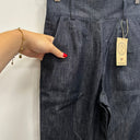 Prototype - pantalon fluide couleur jeans brut A64