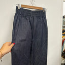 Prototype - pantalon fluide couleur jeans brut A64
