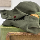 Blouse Marthe -  Velours kaki