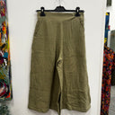 Prototype - jupe culotte Margaux double gaze de coton vert mousse A71