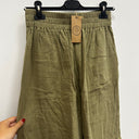 Prototype - jupe culotte Margaux double gaze de coton vert mousse A71