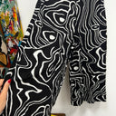 Prototype - jupe culotte Margaux viscose géométrique noir/blanc A78