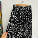 Prototype - jupe culotte Margaux viscose géométrique noir/blanc A78