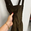 Prototype - salopette velour côtelé marron/kaki A84