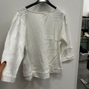 Prototype - blouse double gaze de coton blanc A92
