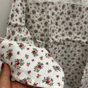 Prototype - blouse Lylou - fleuri rose / broderie blanche ajourée A95