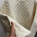 Prototype - sweat hector matelassé en double gaze de coton ivoire A98