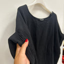 Prototype - blouse Romy double gaze de coton noire A101