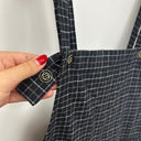 Prototype - salopette en coton à carreaux bretelles reglables A104