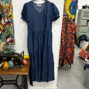 Prototype - robe Ophélie - jean lyocell bleu A111