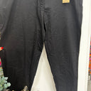 Prototype - pantalon en coton noir braguette boutons A118