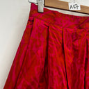 Prototype - jupe longue en coton motif rose et marron A119