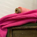 coupon - double gaze de coton fushia 340x150-F41