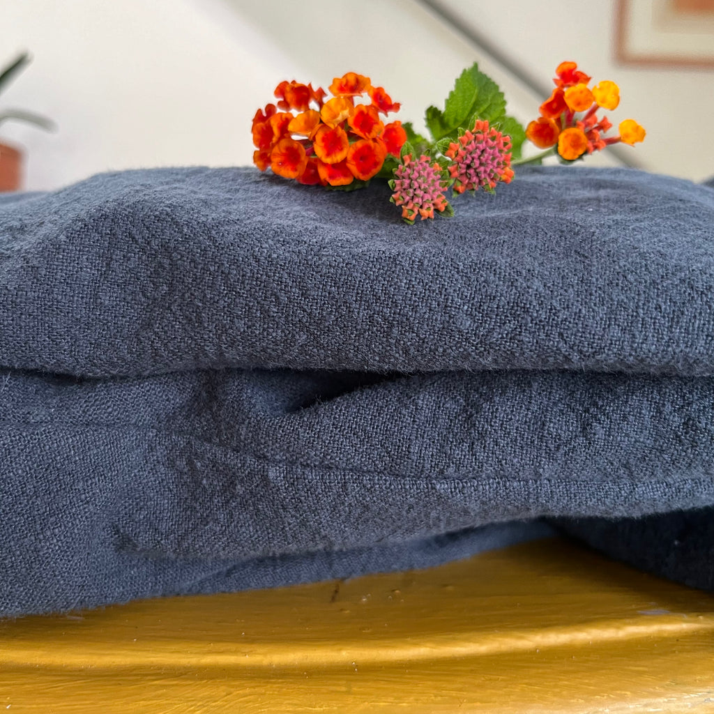 Veste Véga - lin stone wash marine