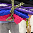 Les chutes de piqué de coton de l’atelier - G12