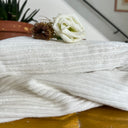 Coupon - Velours côtelé ivoire 135x200