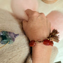 Bracelet  Neylia terracotta