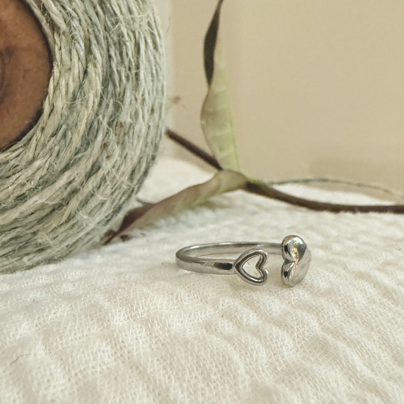 Bague Aphrodite argentée