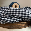 Robe Juliette - Coton vichy noir