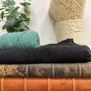 Coupon - coton plumetis noir 150 cm de laize - C43