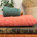 Coupon - lin corail chiné 140 cm de laize - E11