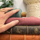 Coupon - viscose lin rose boisé 140 cm de laize - E12