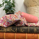 Coupon - coton imprimé rose 145 cm de laize - E8