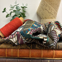 Coupon - jacquard feuillage vagabond 150 cm de laize - D45