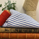 Coupon - coton seersucker rayé bleu 150 cm de laize - E63