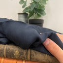coupon - viscose bleu marine 115x155-F1