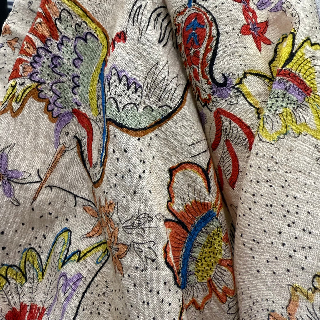 Jupe Othilie - viscose imprimé Éclats d'Ailes