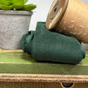 Ceinture Anita  en velours milleraies vert anglais