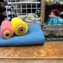Coupon -  lin bleu navy 80x140cm (F15)