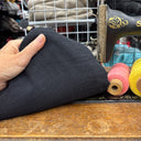 Coupon - lin/viscose noir 220x140 (E67)