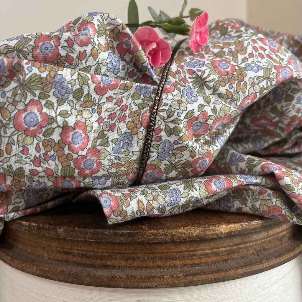 Robe Emmy en sergé de coton fleuri d'été