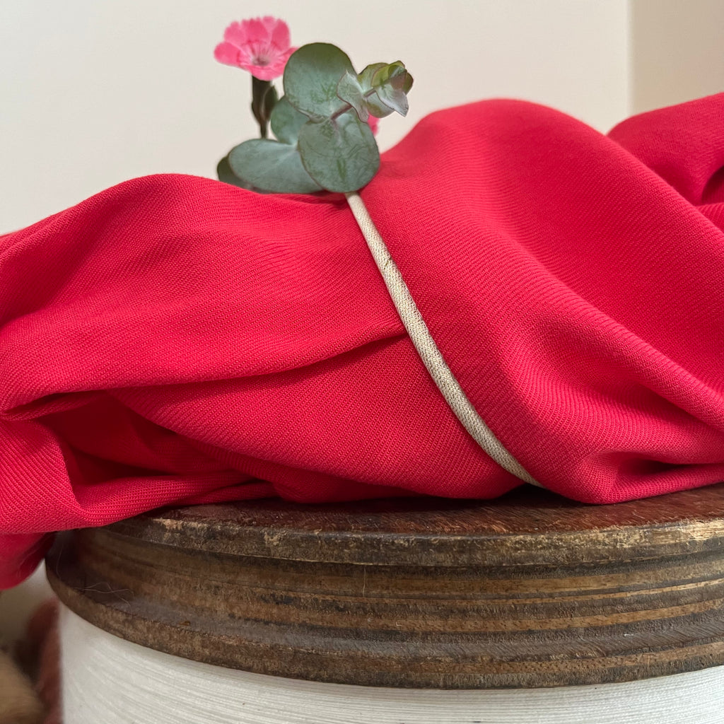 Robe Emmy en viscose rouge