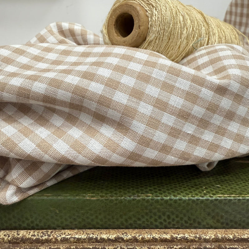 Robe Monique et son boléro vichy ficelle