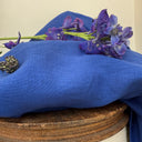 Robe Gwenaëlle - Lin bleu majorelle