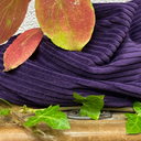 Legging Léni - velours côtelé prune