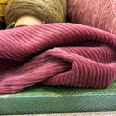 Robe Armande – velours côtelé rose boisé