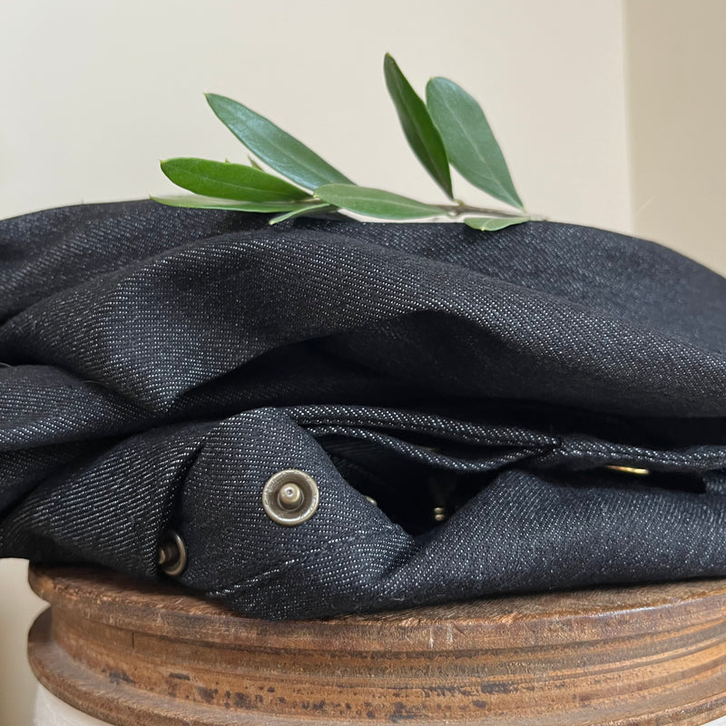 Pantalon Enzo - jean de coton lourd noir