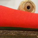 Blouse Catherine en lin/coton orange crépuscule