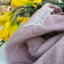 Pantalon Briac - lin rose poudré chiné