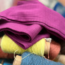 Ceinture Anita - Armuré de coton raisin